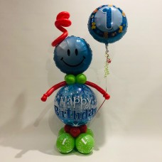 Deco Bubble Boy and First Birthday Foil